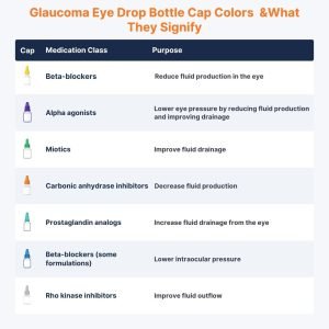 Glaucoma Eye Bottel Colors